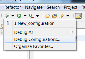 debug config 1